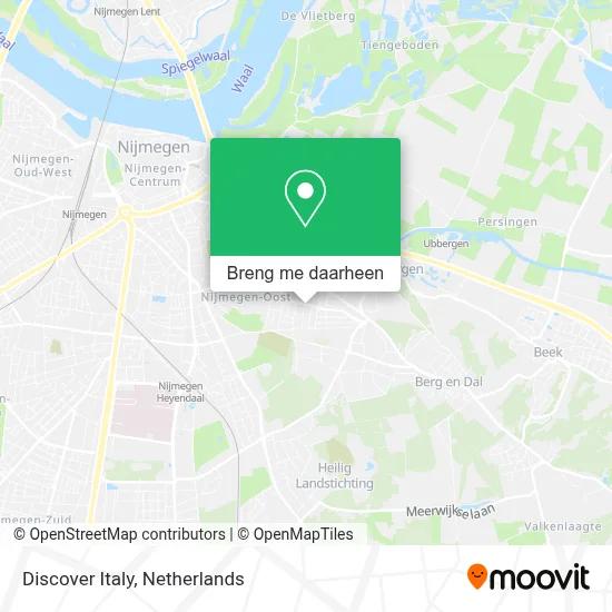 Discover Italy kaart