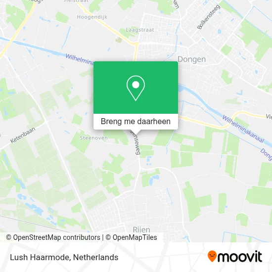 Lush Haarmode kaart
