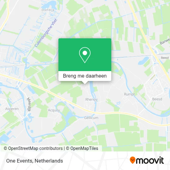 One Events kaart