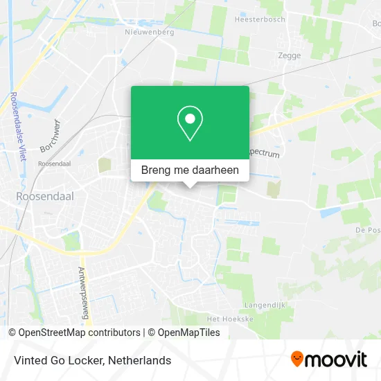 Vinted Go Locker kaart