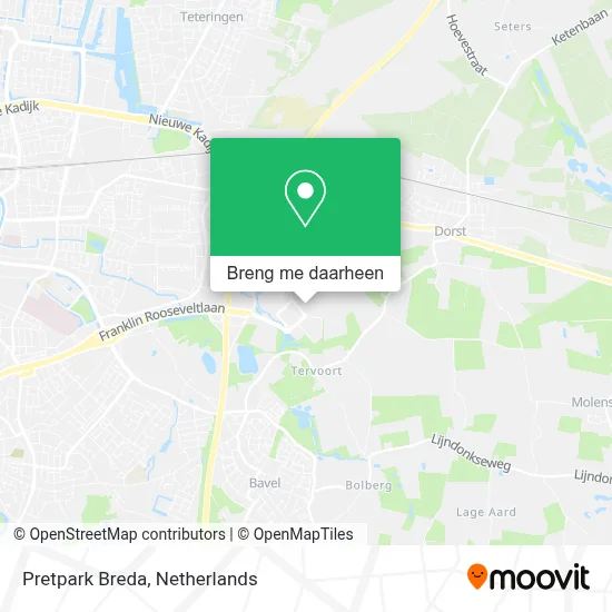 Pretpark Breda kaart