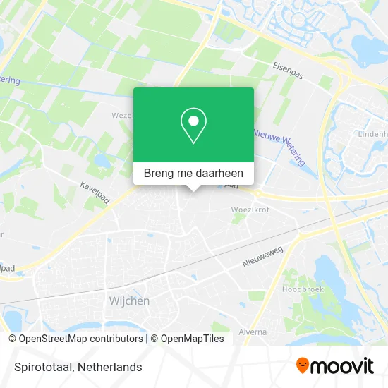 Spirototaal kaart