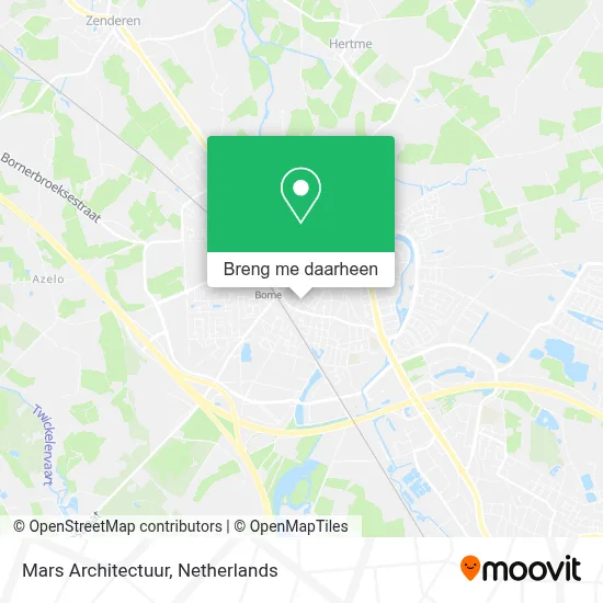 Mars Architectuur kaart