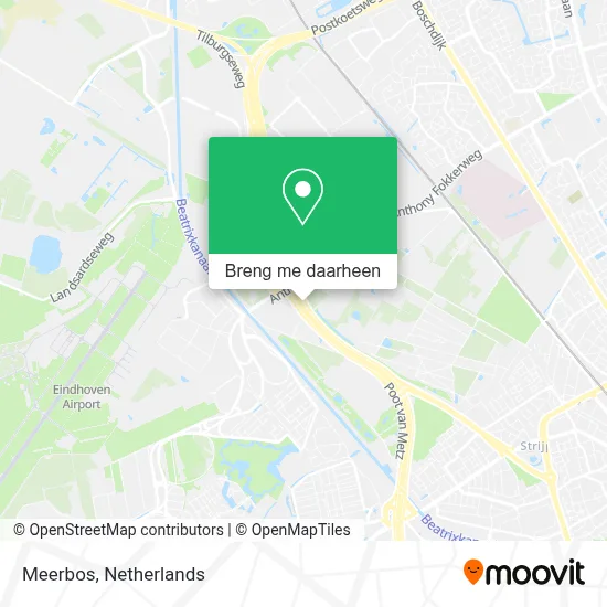 Meerbos kaart