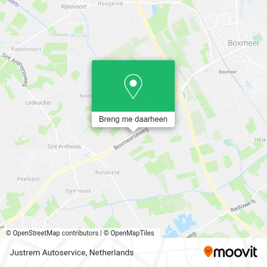 Justrem Autoservice kaart
