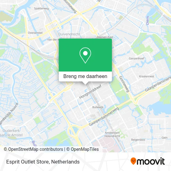 Esprit Outlet Store kaart