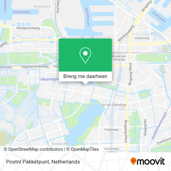 Postnl Pakketpunt kaart
