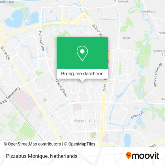 Pizzabus Monique kaart