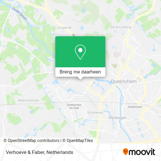 Verhoeve & Faber kaart