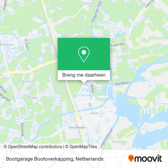 Bootgarage Bootoverkapping kaart