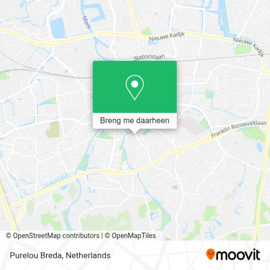 Purelou Breda kaart