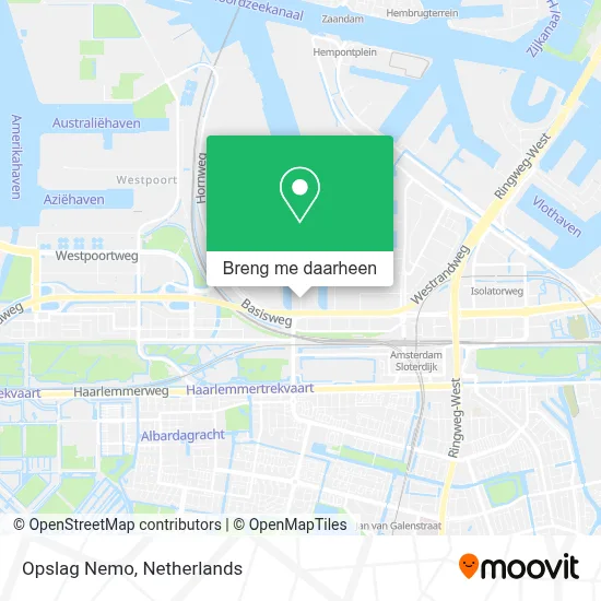 Opslag Nemo kaart