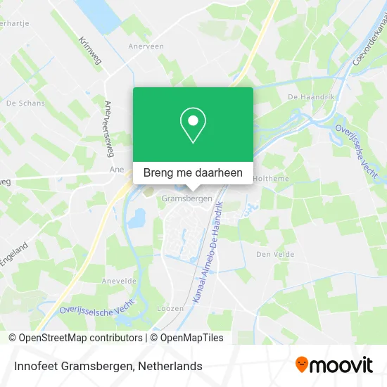 Innofeet Gramsbergen kaart