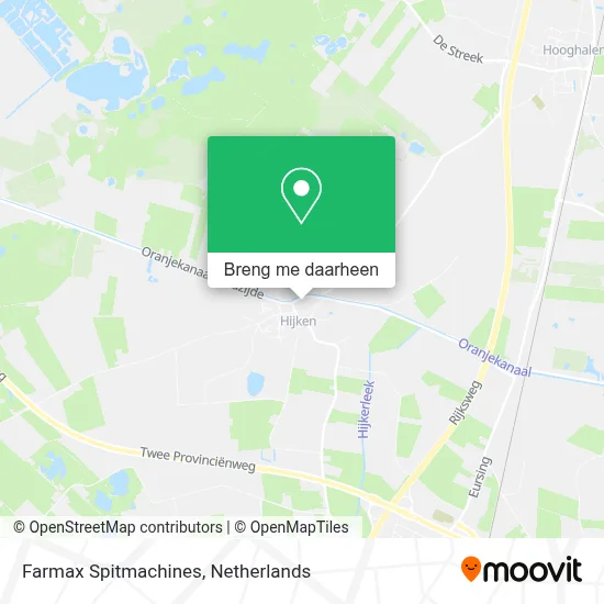 Farmax Spitmachines kaart