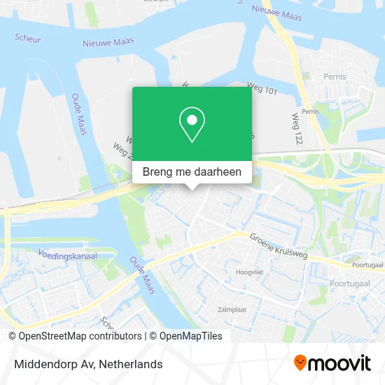 Middendorp Av kaart