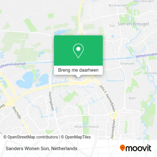 Sanders Wonen Son kaart