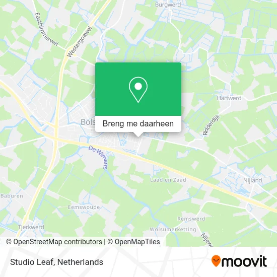 Studio Leaf kaart