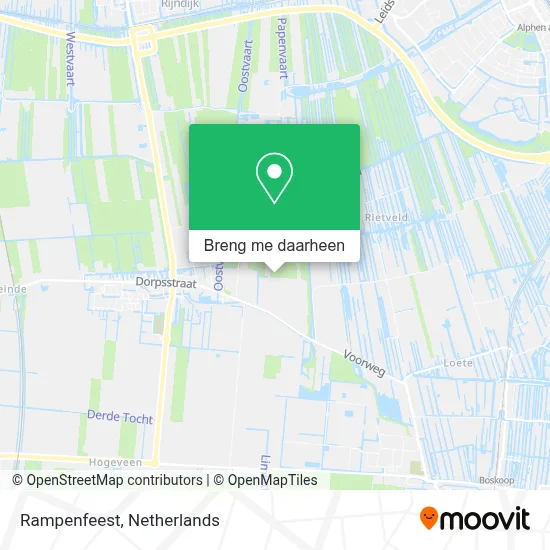 Rampenfeest kaart