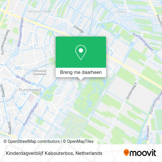 Kinderdagverblijf Kabouterbos kaart