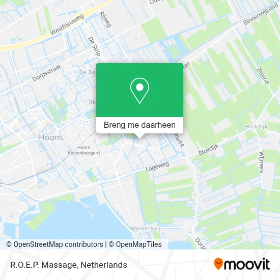R.O.E.P. Massage kaart