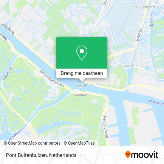 Pont Buitenhuizen kaart
