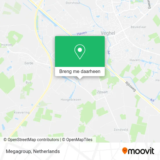 Megagroup kaart