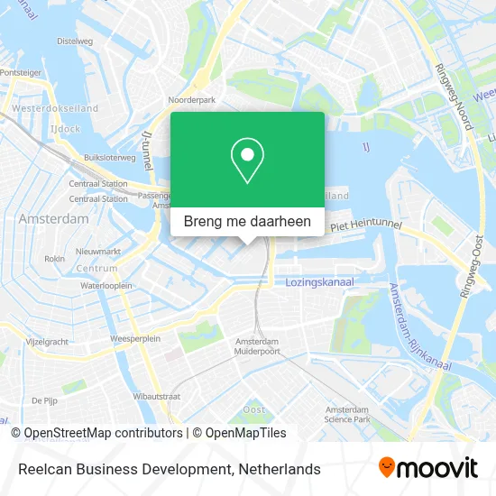 Reelcan Business Development kaart