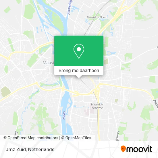 Jmz Zuid kaart