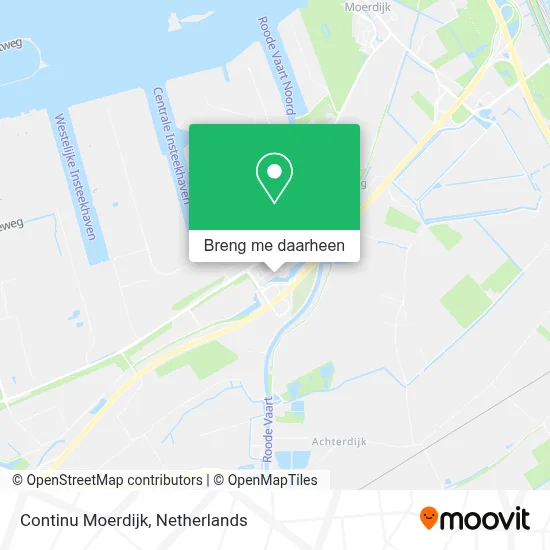 Continu Moerdijk kaart