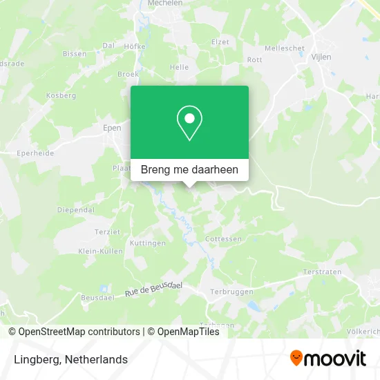 Lingberg kaart