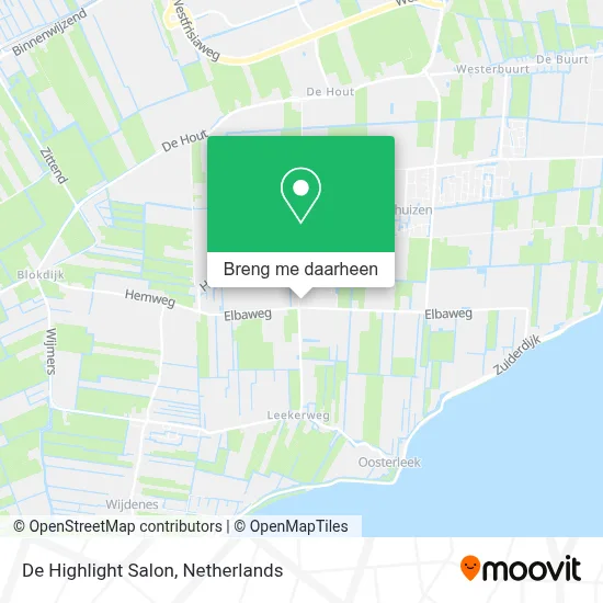 De Highlight Salon kaart