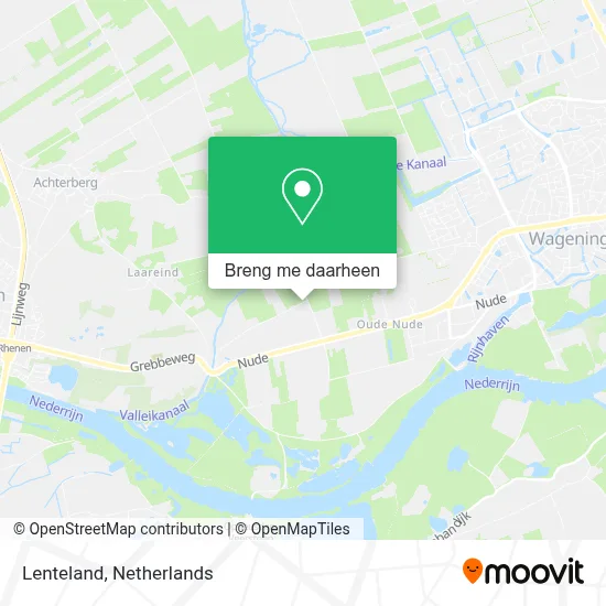 Lenteland kaart