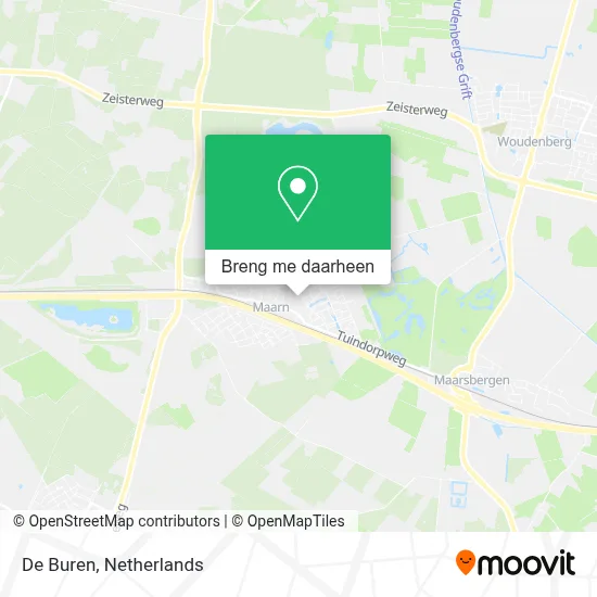 De Buren kaart