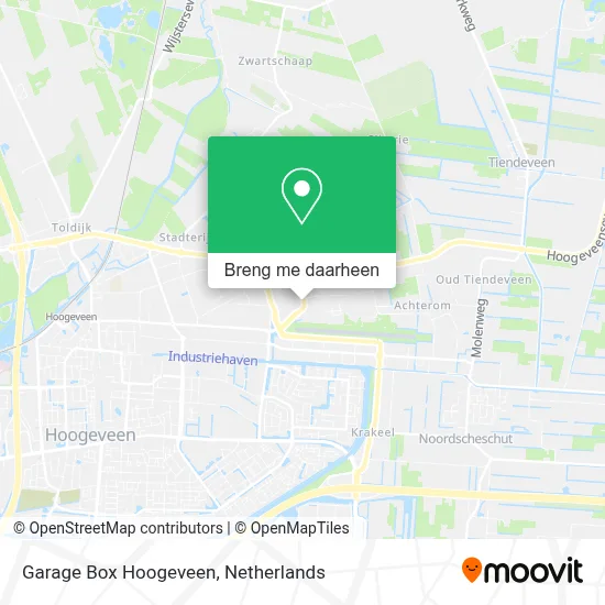 Garage Box Hoogeveen kaart