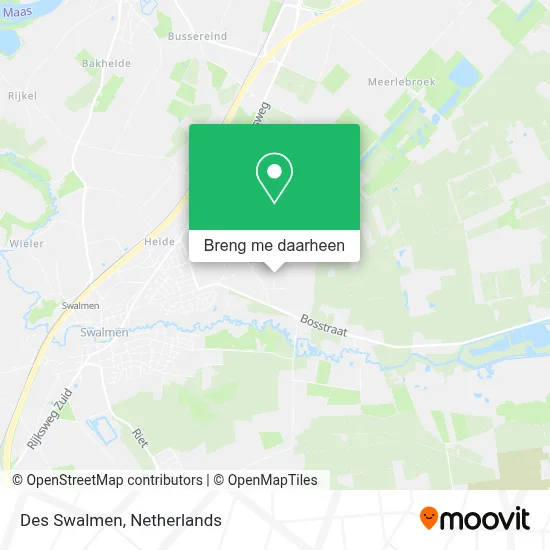 Des Swalmen kaart