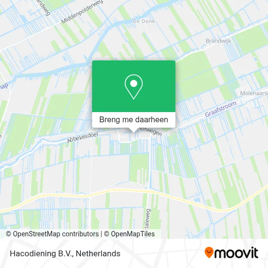Hacodiening B.V. kaart