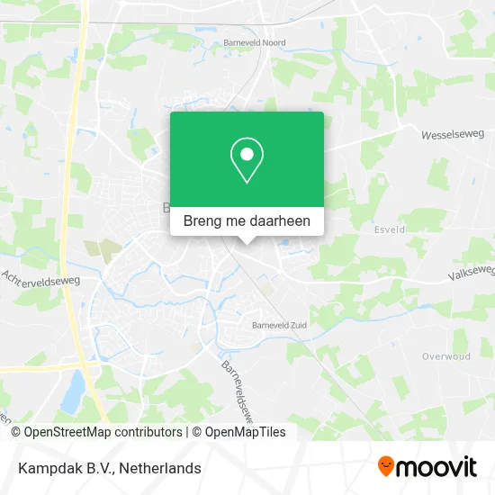Kampdak B.V. kaart