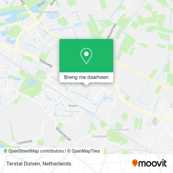 Terstal Duiven kaart