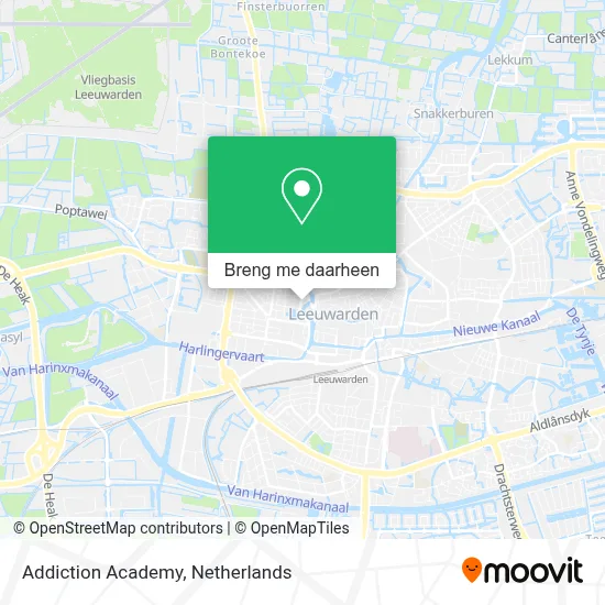 Addiction Academy kaart