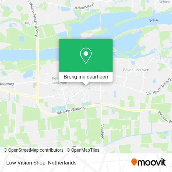 Low Vision Shop kaart