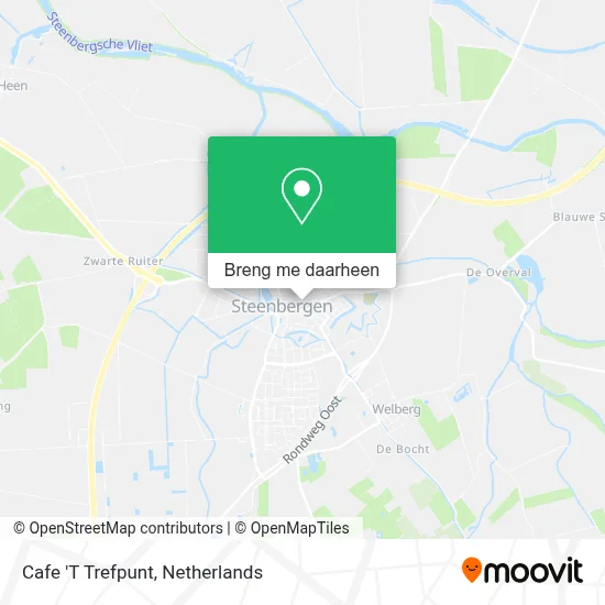 Cafe 'T Trefpunt kaart