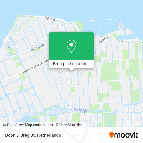Boon & Breg Bv kaart