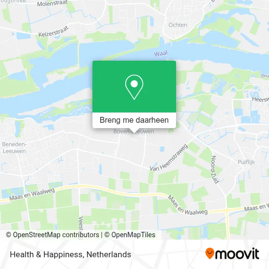 Health & Happiness kaart