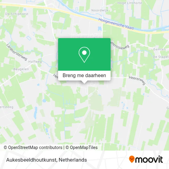 Aukesbeeldhoutkunst kaart