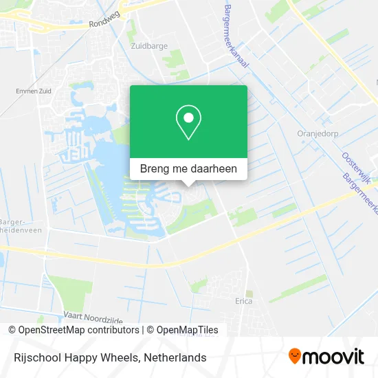 Rijschool Happy Wheels kaart