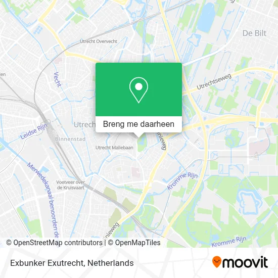 Exbunker Exutrecht kaart
