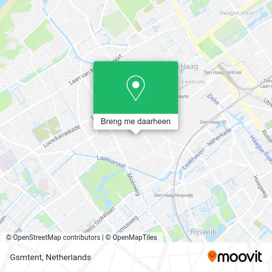 Gsmtent kaart