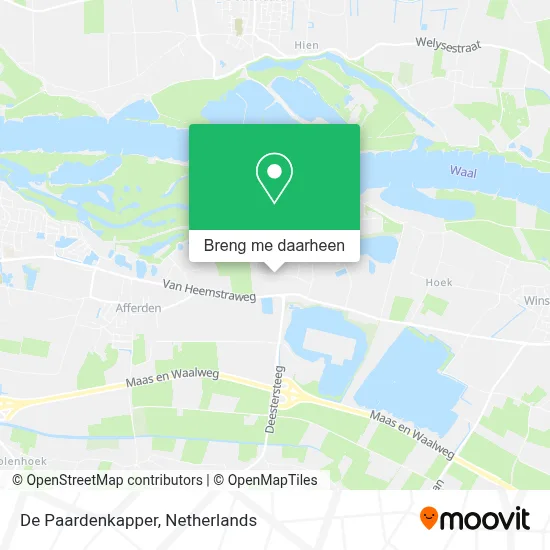 De Paardenkapper kaart