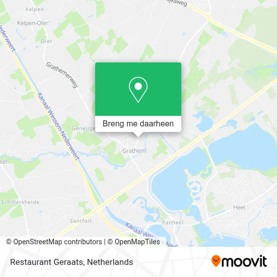 Restaurant Geraats kaart