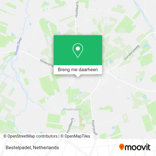 Bestelpadel kaart